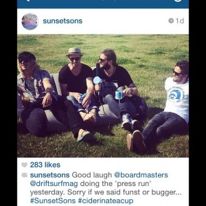 Regram from sunsetsons amp we had so much fun interviewinghellip